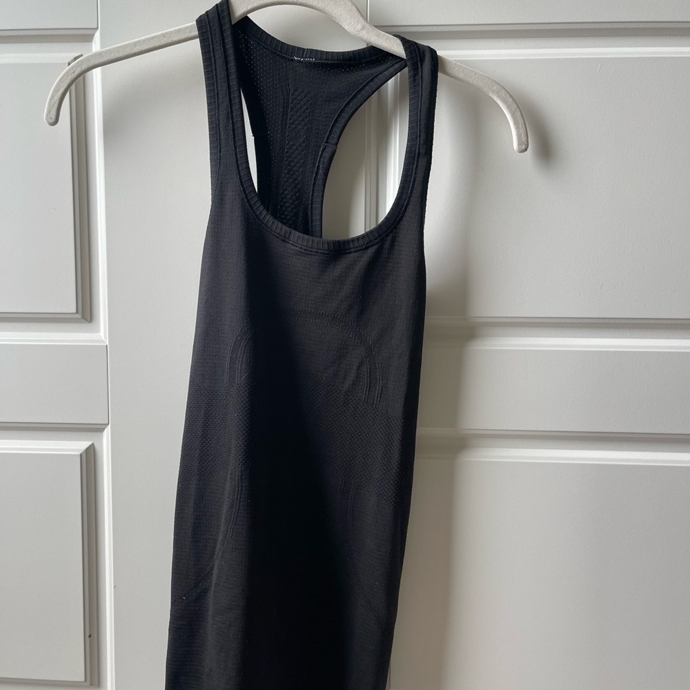 Lululemon Black Racerback Tank Top